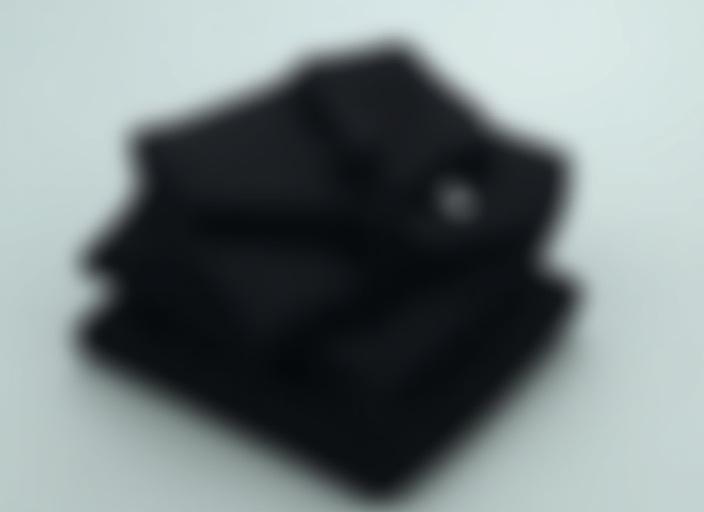 En sammenfoldet sort våddragt.